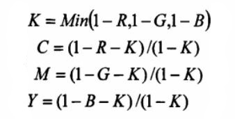 CMY與RGB轉(zhuǎn)換